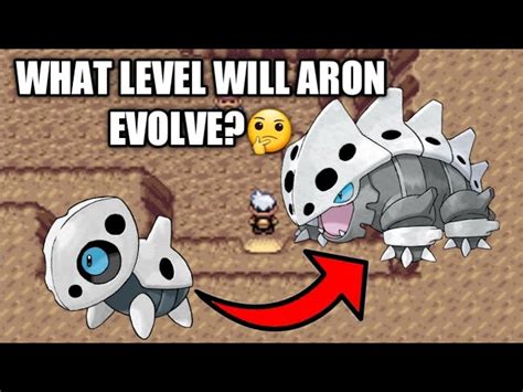 aron evolve level in emerald.